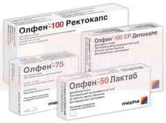 -100  () / OLFEN-100 RECTOCAPS (Diclofenac)