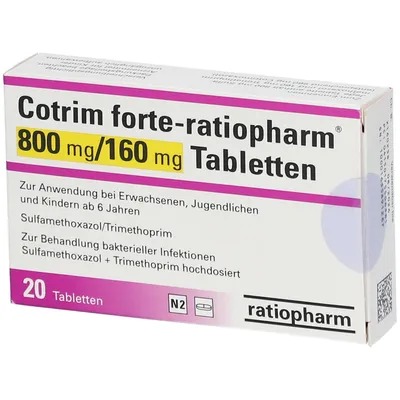  - (-) / COTRIM forte-ratiopharm (co-trimoxazole)
