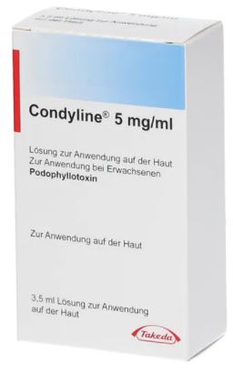  () / CONDYLINE (podophyllotoxin)