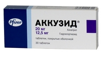  20 (+) / ACCUZIDE 20 (hydrochlorothiazide+quinapril)