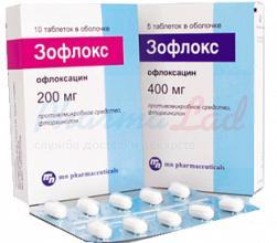  () / ZOFLOX (ofloxacin)