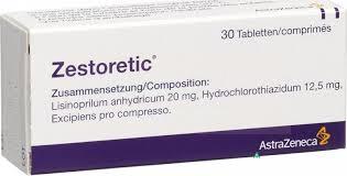  ( + ) / ZESTORETIC (Hydrochlorothiazide + Lisinopril)
