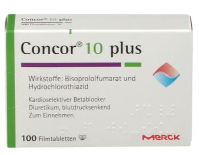   ( + ) / CONCOR plus (Bisoprolol + Hydrochlorothiazid)