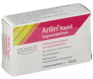 АРИЛИН рапид вагианльные суппозитории (Метронидазол) / ARILIN rapid vaginal suppositories (Metronidazole)