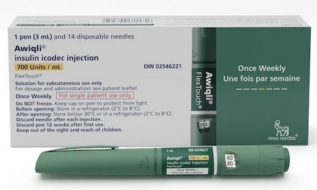   / AWIQLI FlexTouch insulin icodec injection