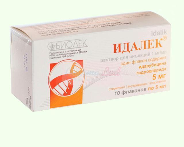 ИДАЛЕК (идарубицин) / IDALEK (idarubicin)