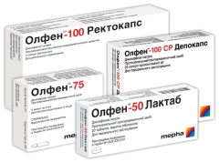 ОЛФЕН-100 СР ДЕПОКАПС (Диклофенак) / OLFEN-100 SR DEPOCAPS (Diclofenac)