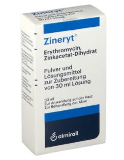 ЗИНЕРИТ (Эритромицин) / ZINERYT (Erythromycin)