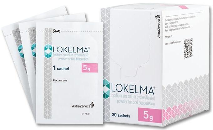 ,  (- ) / LOKELMA (sodium zirconium cyclosilicate)