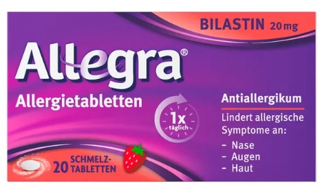      () / ALLEGRA allergy melting tablets (Bilastine)