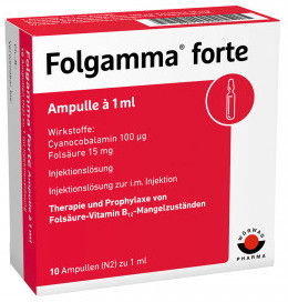    (,   ) / FOLGAMMA Forte ampoules (Cyanocobalamin, folic acid hydrate)