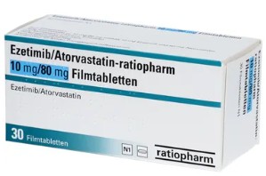     / EZETIMIBE and ATORVASTATIN ratiopharm