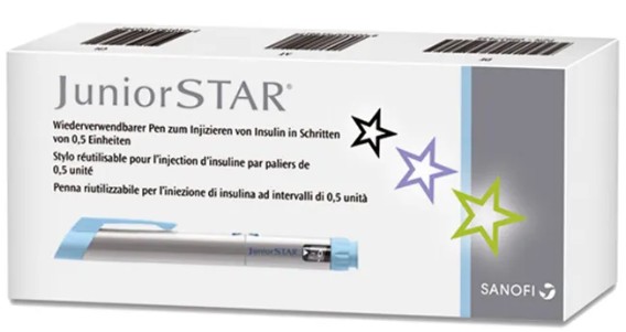 JuniorSTAR     / JuniorSTAR injection device silver