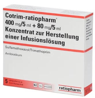 - (+) / COTRIM-ratiopharm (sulfamethoxazole+trimethoprim)