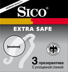  SICO EXTRA SAFE    / PREZERVATIVI SICO EXTRA SAFE S UTOLSHCHENNOY STENKOY