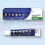 АТИФИН крем (тербинафин) / ATIFIN (terbinafine)