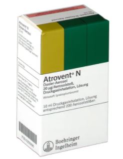 АТРОВЕНТ Н (ипратропия бромид) / ATROVENT N (ipratropium bromide)
