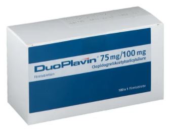  ( +  ) / DUOPLAVIN (clopidogrel + acetylsalicylic acid)