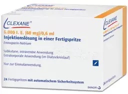КЛЕКСАН (эноксапарин натрия) / CLEXANE (enoxaparin sodium)