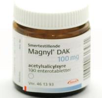  ( + ) / MAGNYL (acetylsalicylic acid+magnesium hydroxide)