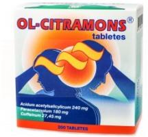 - ( ) / OL-CITRAMONS (acetylsalicylic acid)