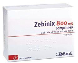   ( ) / ZEBINIX suspension (Eslicarbazepine acetate)