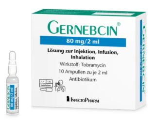 ГЕРНЕБЦИН (тобрамицин) / GERNEBCIN (tobramycin)