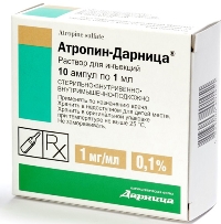 АТРОПИН-ДАРНИЦА (атропин) / ATROPINE-DARNITSA (atropine)