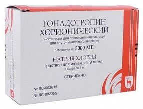     / GONADOTROPIN CHORIONIC for injections