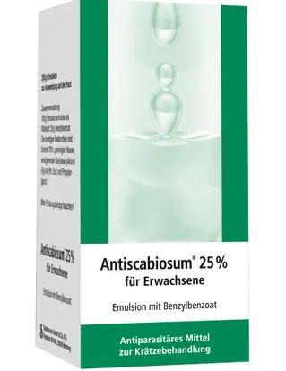 АНТИСКАБИОЗНАЯ эмульсия для взрослых, аналог СПРЕГАЛЬ (бензил бензоат) / ANTISCABIOSUM emulsion for adults (benzyl benzoate)